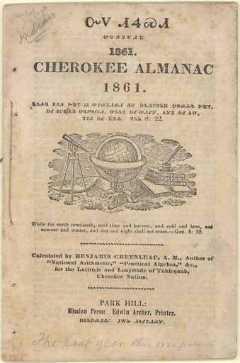 Cherokee Almanac