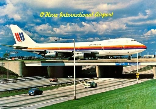 Chicago O'Hare Airport Postcard