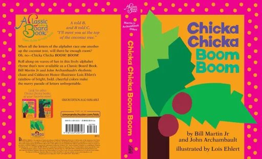 “Chicka Chicka Boom Boom,” Bill Martin Jr and John Archambault, 1989