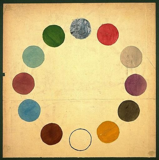 Color Circle from Gertrud Grunow’s Teaching (Farbkreis aus dem Unterricht von Gertrud Grunow)