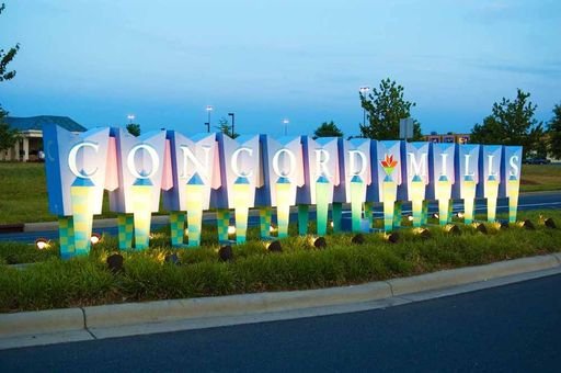 Concord Mills Entry Sign