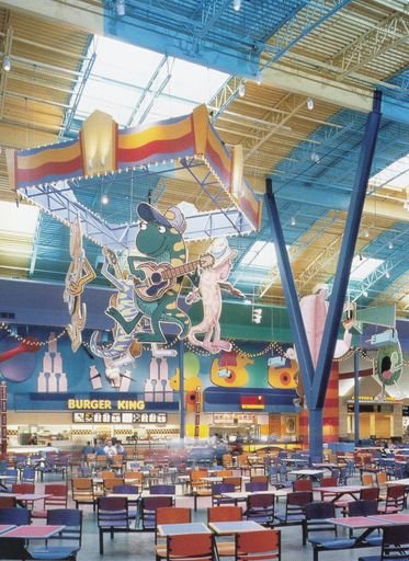 Concord Mills Food Court Signs