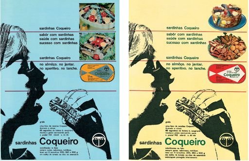 Coquerio sardines advertisements
