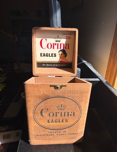 Corina Eagles Cigar box