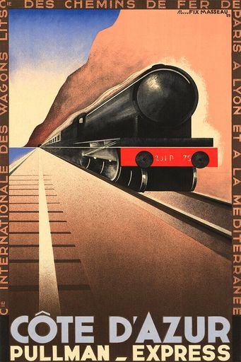 Côte d’Azur Pullman Express Poster