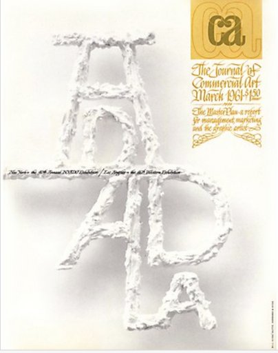 Cover of Communication Arts, March 1961