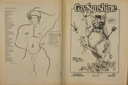 Cover of Gay Sunshine, no.12