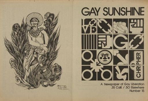 Cover of Gay Sunshine, no.15