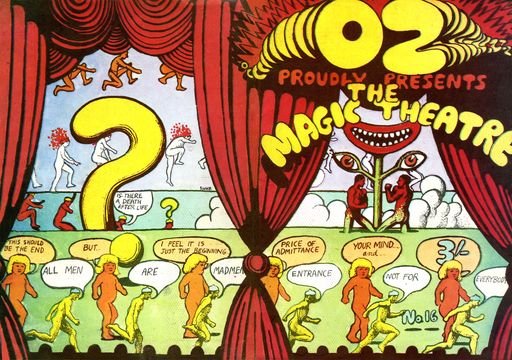 Cover of OZ Magazine, no. 16, The Magic Theatre (London)