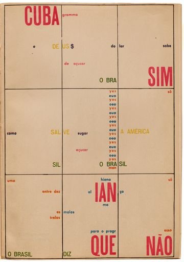Cubagramma concrete poem
