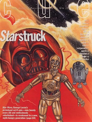 Cue magazine cover; “Star Struck”