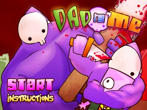DAD'N ME Title Screen