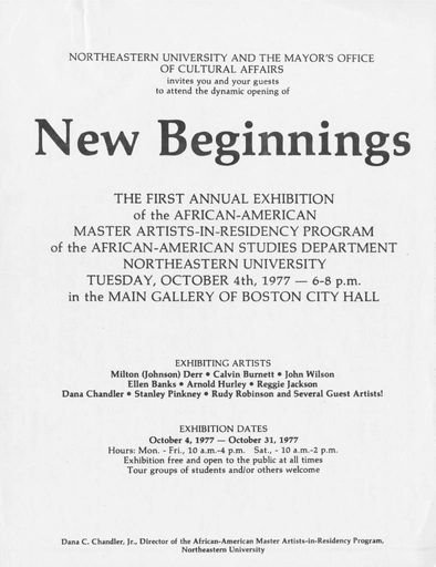 Debut Exhibit Leaflet