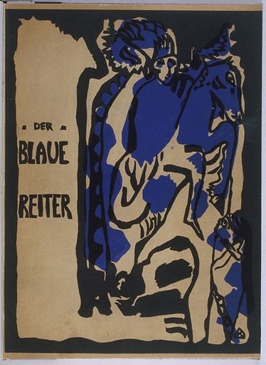 Der Blaue Reiter Almanac cover page with St. George