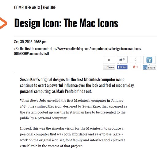“Design Icons: The Mac Icons”