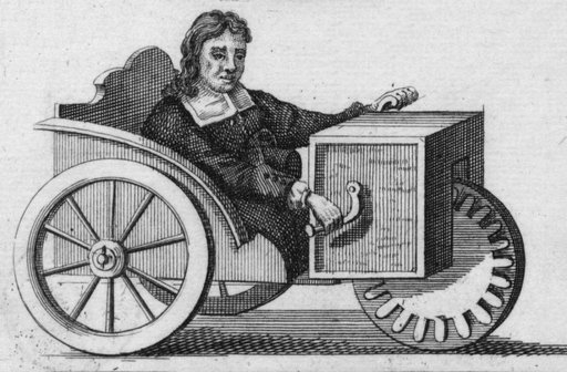 Design of first wheelchairs
