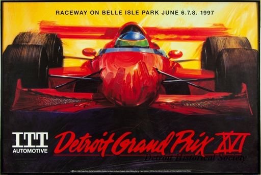 Detroit Grand Prix poster