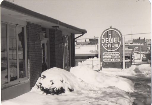 Deuel Drug: Iowa Pharmacy Logo Signage