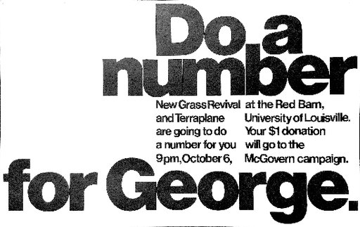 Do a number for George