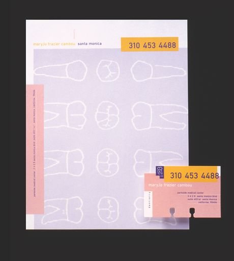 Dr. Cambou Dentist Catalog and Business Card