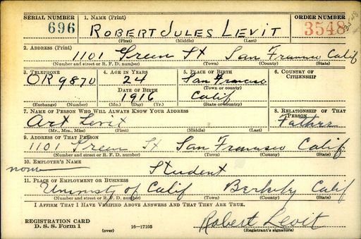 Draft card (USA)