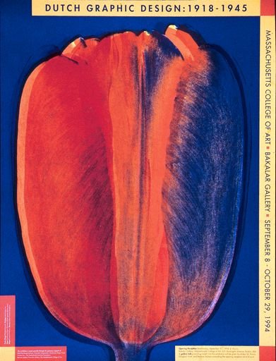 Dutch Graphic Design: 1918–1945 exhibition poster and invitation postcards