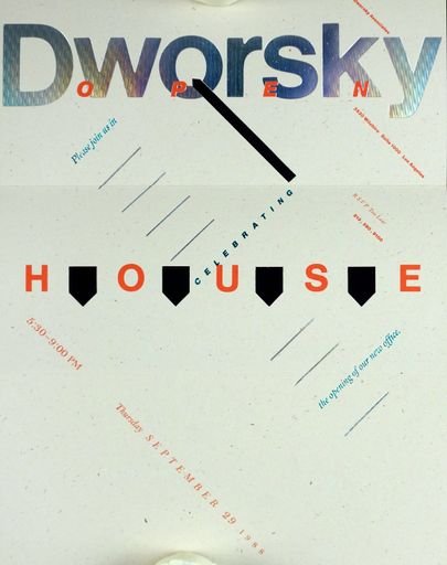 Dworsky Open House Announcement