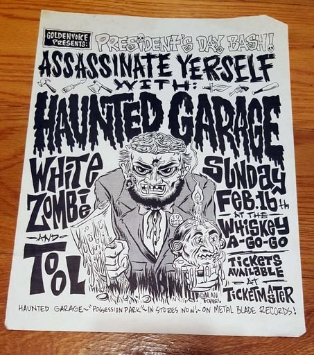 Early Tool poster from pre undertow