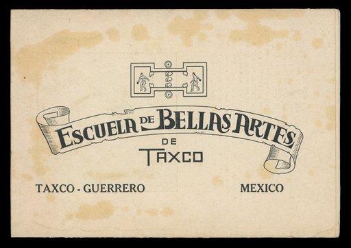 “Escuela de Bellas Artes de Taxco” Brochure