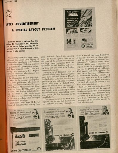 “Every Advertisement A Special Layout Problem”
