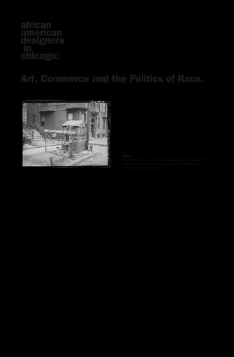 Exhibition Guide for African American Designers in Chicago: Art, Commerce and the Politics of Race
