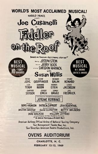 Fiddler on the Roof at Ovens Auditorium