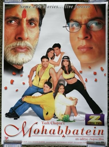 [Film Poster] Mohabbatein (2000s)