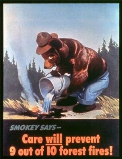 First Smokey the Bear Poster