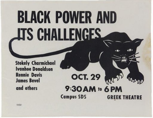 for SDS “Black Power and Its Challenges” conference at UC Berkeley