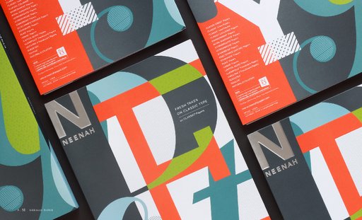 "Fresh Takes on Classic Type, Neenah Paper", Willoughby Design Lookbook, Cooper Hewitt National Design Awards