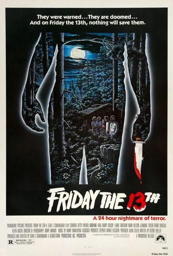 Friday the 13th Original 1980 Movie Poster