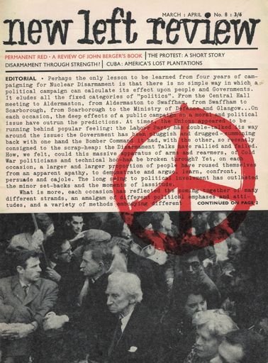 Front covers of New Left Review, issues n° 8, 9, 10 and 12