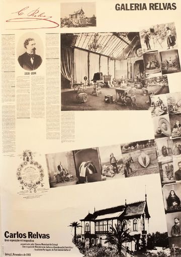 Galeria Relvas, Cartaz publicitário de exposição artística - Alda Rosa