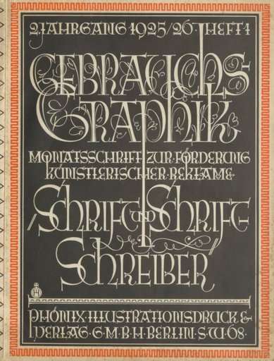 Gebrauchsgraphik de 1925