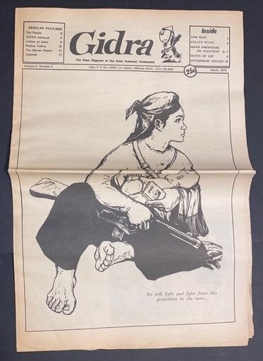 Gidra NewspaperCover, March 1970, Vol. II No. 3