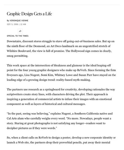 “Graphic Design Gets a Life”