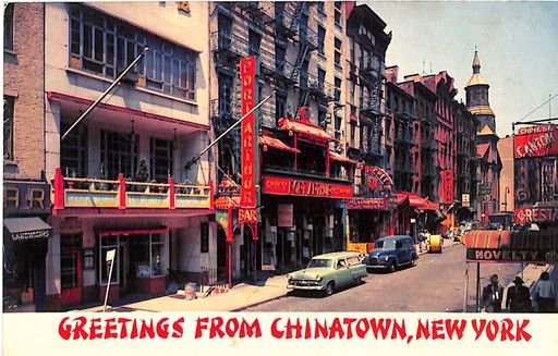 Greetings From Chinatown, New York