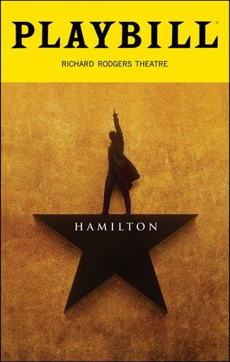 Hamilton Broadway Playbill