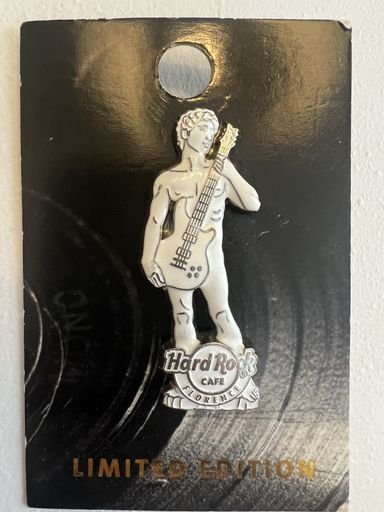 Hard Rock Florence “David” Enamel Pin