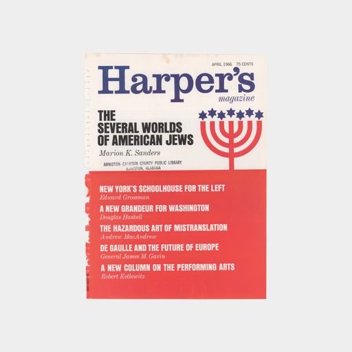 Harper’s Magazine (April 1966)