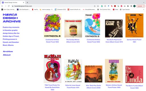 Hawaii Design Archive