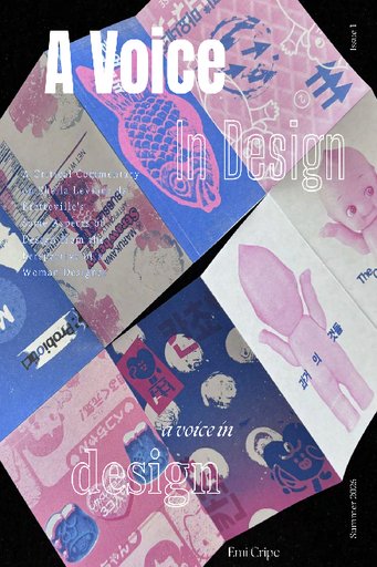 [History Student Work] A Voice In Design