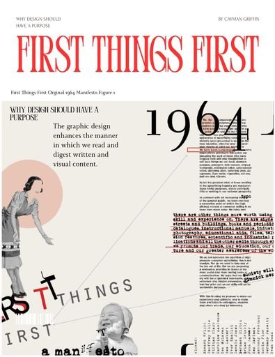 [History Student Work] First Things First Ken Garland Graphic Design