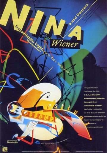 “Holland Festival, Nina Wiener” performance poster